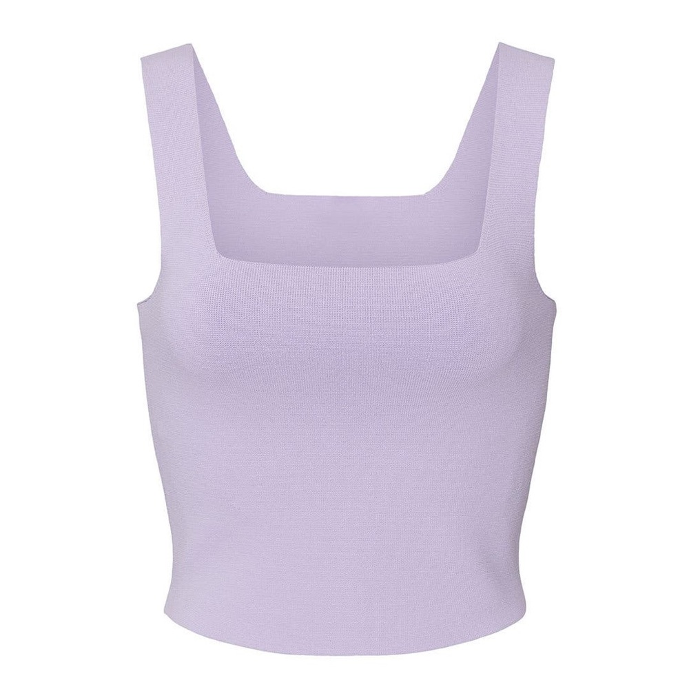 A.L.C. Victoria Knit Top in Purple Lavender, Square Neck, Plus Size XXL, NWT - Picture 1 of 11